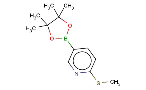 6-(METHYLTHIO)PYRIDINE-3-BORONIC ACID PINACOL ESTER